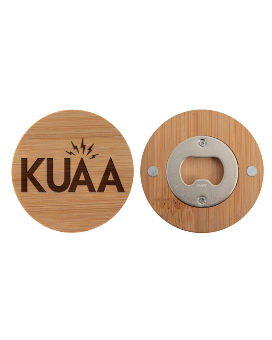 KUAA Magnetized Bamboo Bottle Opener