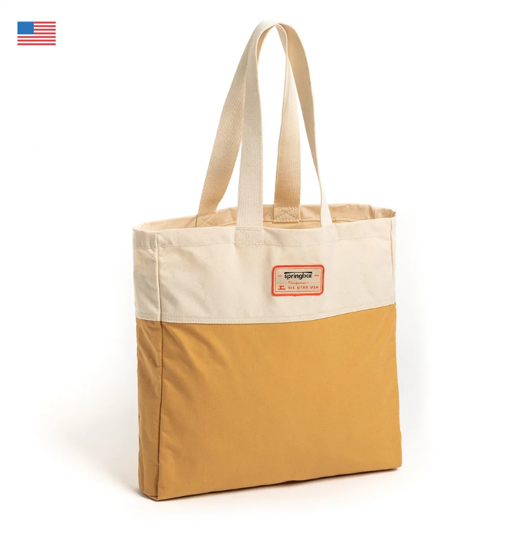 Springbar Canvas Tote w/ KUAA Stencil