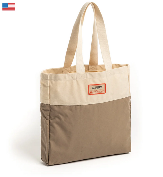 Springbar Canvas Tote w/ KUAA Stencil