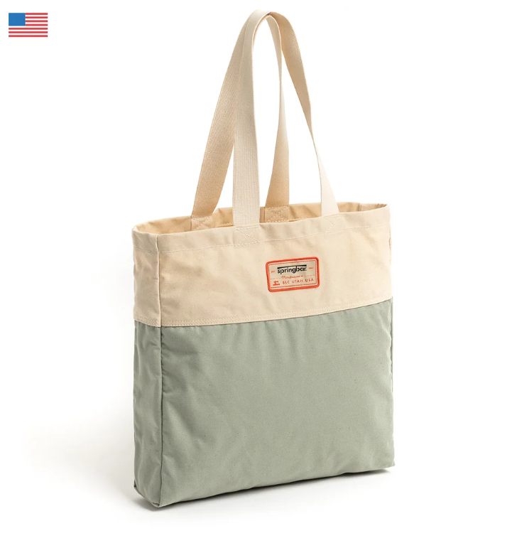 Springbar Canvas Tote w/ KUAA Stencil