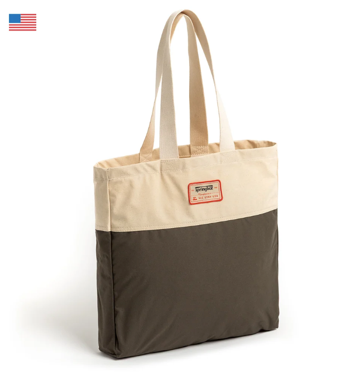 Springbar Canvas Tote w/ KUAA Stencil