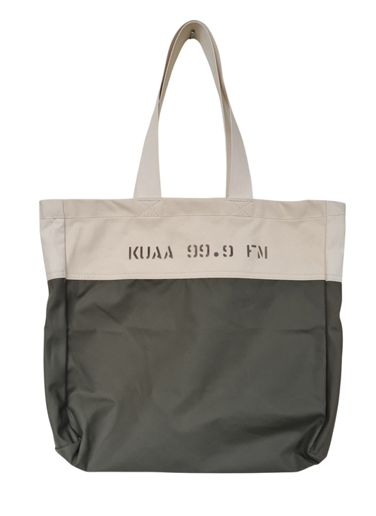 Springbar Canvas Tote w/ KUAA Stencil